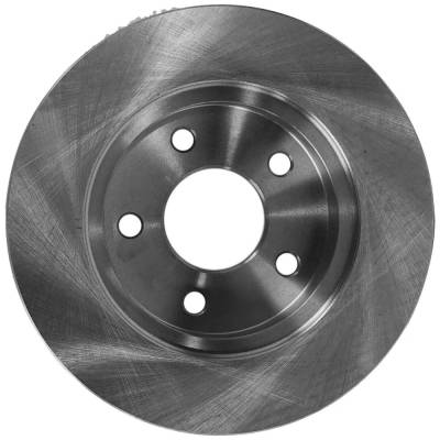 Rareelectrical - New Solid Brake Disc Compatible With Chevrolet Pontiac Saturn Aura Xr 6 Cyl 3.6L Malibu Ls 4 Cyl - Image 4