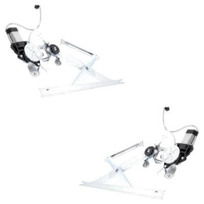 Rareelectrical - Front Left And Front Right Window Regulator Compatible With Ford F-250 Super Duty Xl 8 Cyl 6.2L - Image 2