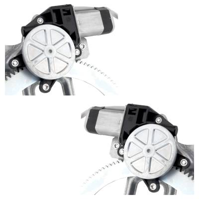 Rareelectrical - Front Left And Front Right Window Regulator Compatible With Ford F-250 Super Duty Xl 8 Cyl 6.2L - Image 7