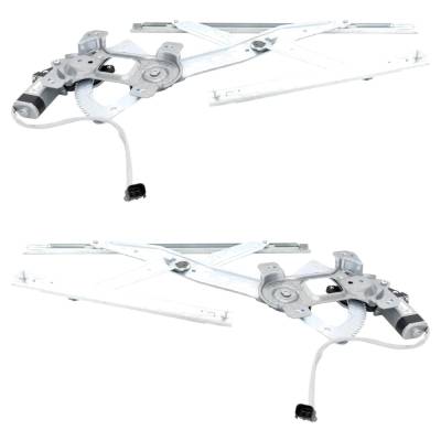 Rareelectrical - New OEM Replacement Front Left And Front Right Window Regulator Compatible With Ford F-450 Super - Image 6