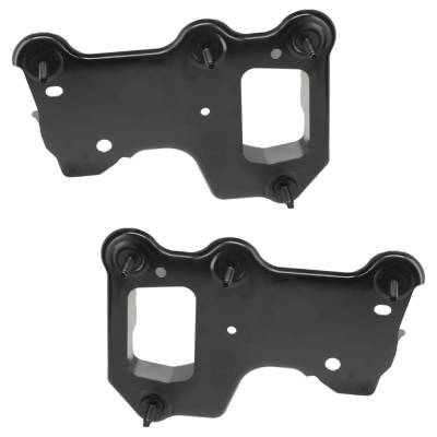 Front Left And Front Right Bumper Bracket Compatible With Ford Lincoln Maverick Xlt 4 Cyl 2.5L