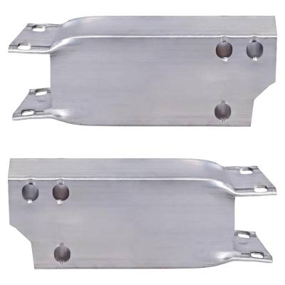 Front Left And Front Right Bumper Bracket Compatible With Mercedes Benz C300 4Matic 4 Cyl 2.0L C43