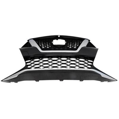 Rareelectrical - New OEM Replacement Painted Black Grille Assembly Compatible With Nissan Maxima Sr 6 Cyl 3.5L Maxima - Image 2