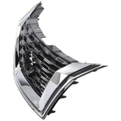 Rareelectrical - New Black Shell Grille Assembly Compatible With Nissan Rogue Sv 3 Cyl 1.5L Rogue Sl 4 Cyl 2.5L - Image 3