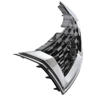 Rareelectrical - New Black Shell Grille Assembly Compatible With Nissan Rogue Sv 3 Cyl 1.5L Rogue Sl 4 Cyl 2.5L - Image 8