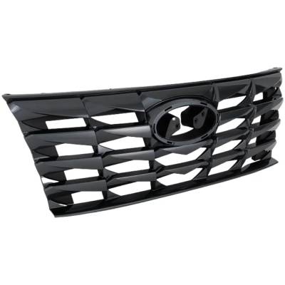 Rareelectrical - New OEM Replacement Painted Gray Grille Assembly Compatible With Hyundai Tucson Preferred 4 Cyl 2.5L - Image 3