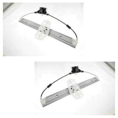 Rareelectrical - Front Left And Front Right Window Regulator Compatible With Jeep Wrangler Unlimited Sport 6 Cyl 3.8L - Image 2