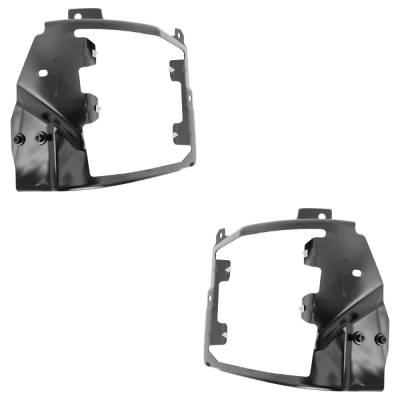 Front Left Outer And Front Right Outer Bumper Bracket Compatible With Chevrolet Silverado 1500 Ld Wt