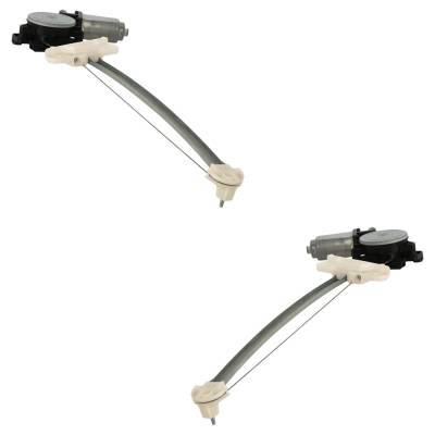 Rareelectrical - New OEM Replacement Rear Left And Rear Right Window Regulator Compatible With Acura Ilx Dynamic 4 - Image 7