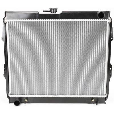 Rareelectrical - New Aluminum Radiator Compatible With Toyota Pickup Rn02 4 Cyl 2.4L Pickup Base 4 Cyl 2.4L 4Runner - Image 1