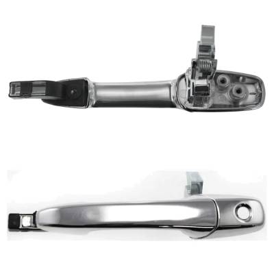 Rareelectrical - Front Pair Exterior Door Handle Compatible With 2005-2014 Ford Mustang Chrome Without Key Hole - Image 5