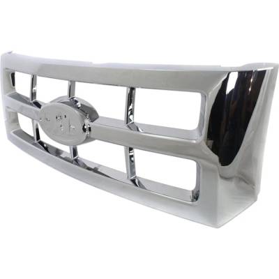 Rareelectrical - New Chrome Grille Assembly Compatible With Ford Escape Xls 4 Cyl 2.3L Escape Limited 6 Cyl 3.0L Xls - Image 2