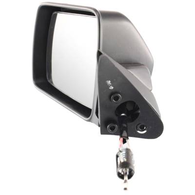 Rareelectrical - New Side Mirror Compatible With 1984-1996 Jeep Cherokee Comanche Wagoneer Left Driver Side Replaces - Image 3