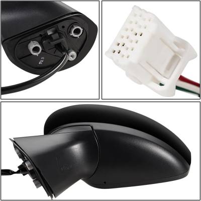 Rareelectrical - New Direct Fit Left Driver Side Door Mirror Compatible With 2015-2019 Nissan Versa Note Power - Image 3