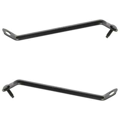 Front Left Lower And Front Right Lower Bumper Bracket Compatible With Nissan Nv2500 Sl 6 Cyl 4.0L