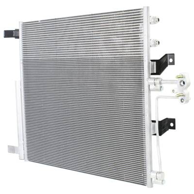Rareelectrical - New Direct Fit A/C Condenser Fits 2011-2021 Ram 1500 Ram 1500 Classic 2500 3500 5.7L 4.7L V8 - Image 2