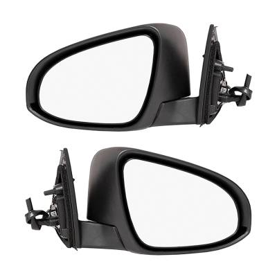 Rareelectrical - New Left Driver & Right Passenger Side Door Mirror Fits 2012-2014 Toyota Camry Power Manual Folding - Image 1