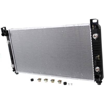 Rareelectrical - New 2-Row Radiator Compatible With Chevrolet Gmc Silverado 3500 Lt 8 Cyl 8.1L Sierra 2500 Hd Base 8 - Image 1