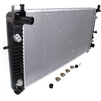 Rareelectrical - New 2-Row Radiator Compatible With Chevrolet Gmc Sierra 3500 Sle 8 Cyl 8.1L Sierra 3500 Base 8 Cyl - Image 2