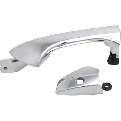 Rareelectrical - Front Passenger Side Exterior Door Handle Compatible With 2008-2012 Honda Accord Chrome With Key - Image 4