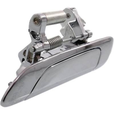 Rareelectrical - Left Rear Exterior Door Handle Compatible With 2001-2005 Honda Civic Chrome Without Key Hole - Image 3