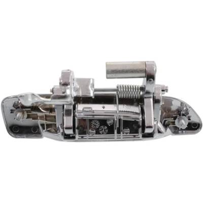 Rareelectrical - Left Rear Exterior Door Handle Compatible With 2001-2005 Honda Civic Chrome Without Key Hole - Image 5