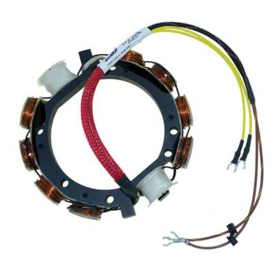 Stator Compatible With 1973-1977 Johnson/Evinrude 85-140Hp 4-Cyl Cross Flow 12 Amp Outboard Motor