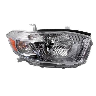 New Right Side Halogen Headlight Compatible With Toyota Highlander Base Sport 2011-2013 By Part