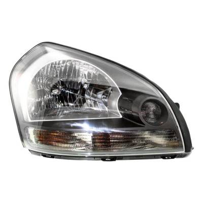 New Right Halogen Headlight Compatible With Hyundai Tucson Limited Sport 2006-2008 By Part Number