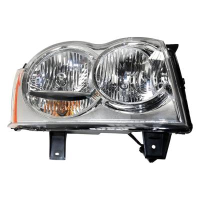 New Right Headlight Compatible With Jeep Grand Cherokee Limited Sport 2005-2007 By Part Number
