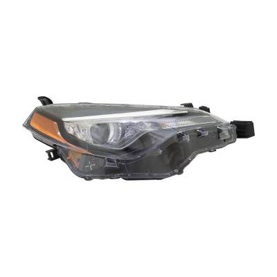 Right Passenger Led Headlight Assembly Compatible With 2017 2018 2019 Toyota Corolla Le Eco Le L