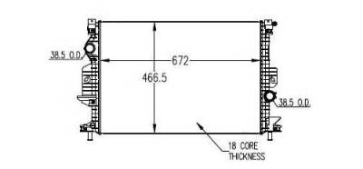 Rareelectrical - New Radiator Assembly Compatible With 2013-2014 Ford C-Max 2.0L L4 1999Cc 122Cid Energi Sel - Image 5