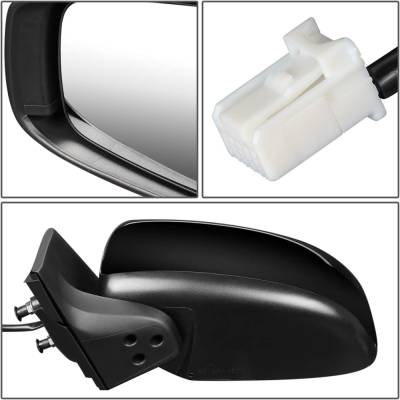 Rareelectrical - Door Mirror Left Driver Side Compatible With 2014-2018 Mitsubishi Mirage Es Hatchback 4-Door Mirage - Image 2