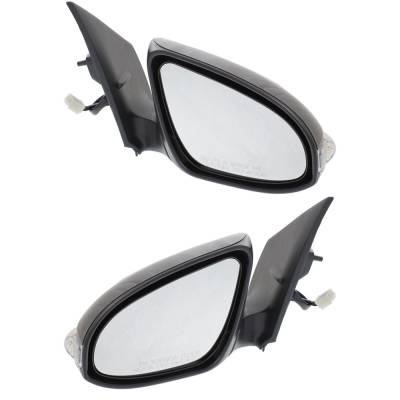 Rareelectrical - New Pair Of Mirror Compatible With Scion Toyota Im Corolla Im Base Hatchback 4-Door 1.8L 2016 2017 - Image 5