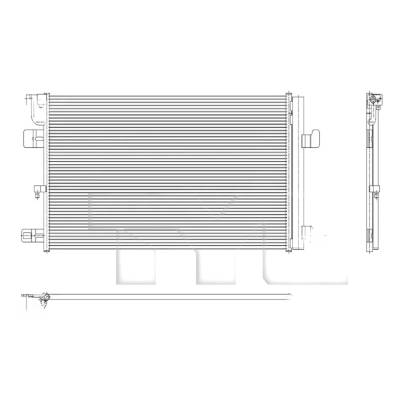 Rareelectrical - New Premium A/C Condenser Compatible With 2021-2025 Audi A4 Audi A4 Quattro Allroad A5 A5 Quattro - Image 5