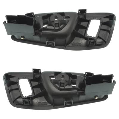 Rareelectrical - Front Pair Interior Door Handle Compatible With 2014-2018 Ford Transit Textured Black Without Key - Image 5