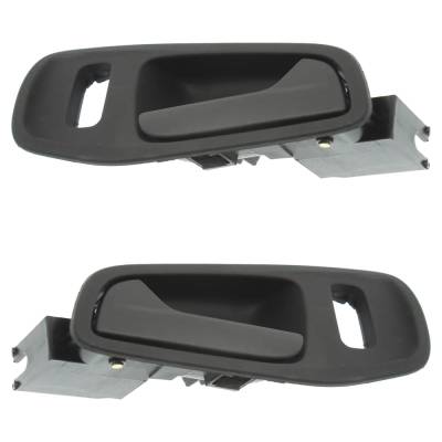 Rareelectrical - New Set Of 2 Front Interior Door Handle Compatible With 2014-2018 Ford Transit Textured Black - Image 2