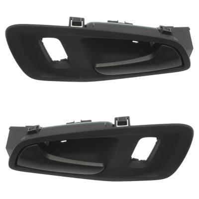 Rareelectrical - New Set Of 2 Front Interior Door Handle Compatible With 2014-2018 Ford Transit Textured Black - Image 4