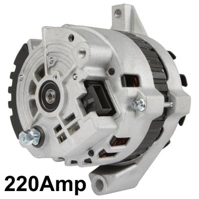 Rareelectrical - New 220A Alternator Fits Chevrolet C1500 C2500 C3500 1991-1993 321-333 10463105 - Image 2