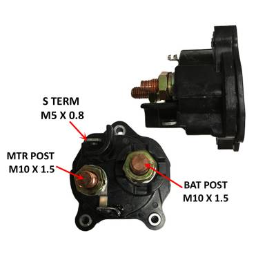 Rareelectrical - New Solenoid Cap Compatible With Bluebird Bus Starters 0108907 4996706 428080-5741 438000-3110 - Image 2