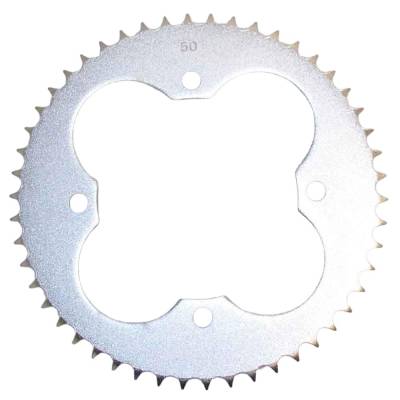 Rear Drive Sprocket 50T 420 Chain Steel Compatible With Honda Trx 125 Fourtrax (1987-1988) 1987-1988