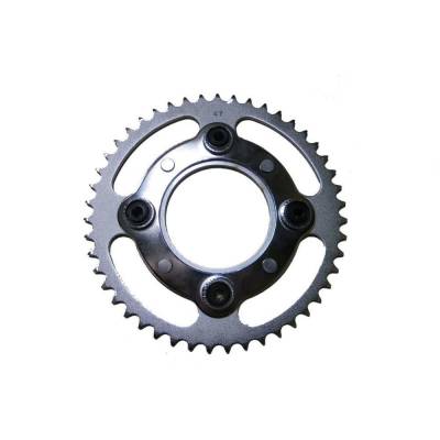 Rear Drive Sprocket 47T 520 Chain Steel Compatible With Honda Atc 200 (Late) Atc Big Red 200 (1983)