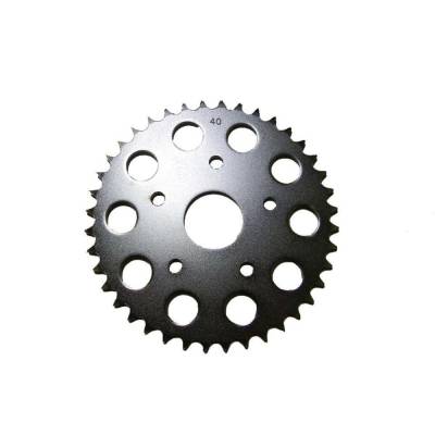Rear Drive Sprocket 40T 520 Chain Steel Compatible With Honda Atc 200X (1983-1985) 1983-1985 192Cc