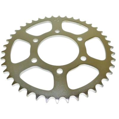 Rear Drive Sprocket 42T 520 Chain Steel Compatible With Kawasaki Tecate 250 (Kxt250-A) 1984-1985