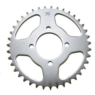 Rear Drive Sprocket 39T 520 Chain Steel Compatible With Kawasaki Lt 160 Quadrunner Lt 230 Quadsport