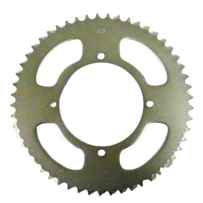 Rear Drive Sprocket 53T 428 Chain Steel Compatible With Kawasaki Kx 80 Kx-Bw 80 (Big Wheel) Kx 85 Kx