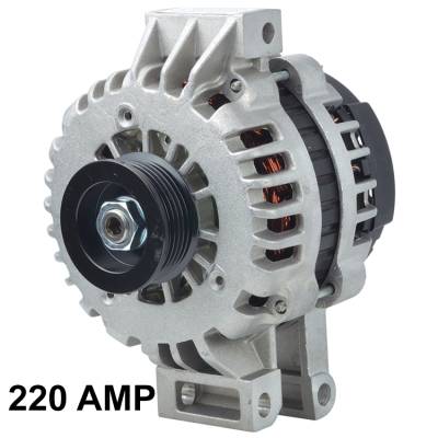 Rareelectrical - New 220 Amp Alternator Fits Oldsmobile Bravada 4.2L 2002-2004 3211828 10464468 - Image 3