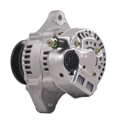 Rareelectrical - New 16 Volt 60 Amp 1-Wire Mini Race Alternator Compatible With Hi Amp 8176 8166 2230 2231 2232 Type - Image 2
