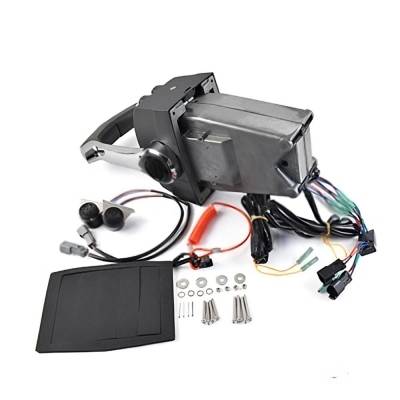 Dual Engine Binnacle Control Box Assembly Compatible With Johnson Evinrude Brp Twin Outboard Top