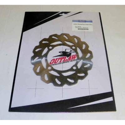 184Mm Rear Brake Disc Rotor Compatible With 2001-2023 Kawasaki Kx85 Kx100 Kx112 2-Stroke Motocross